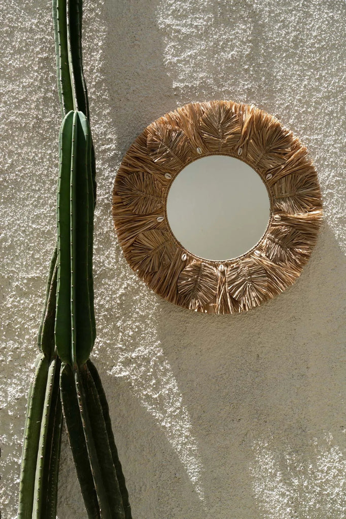 The Palm Tree Spiegel - Natural - M
