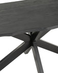 Dining Table Gerard Mango Wood Black - vivahabitat.com