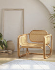 Iconic Rustic Rattan Lounge Chair