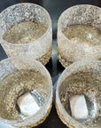Candleholder broken glass/silver - vivahabitat.com
