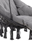 Venture Home Hamtic Swing Steel/Fabric - Grey / w pillows - vivahabitat.com