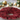 Wreath Deco Feathers Bordeaux